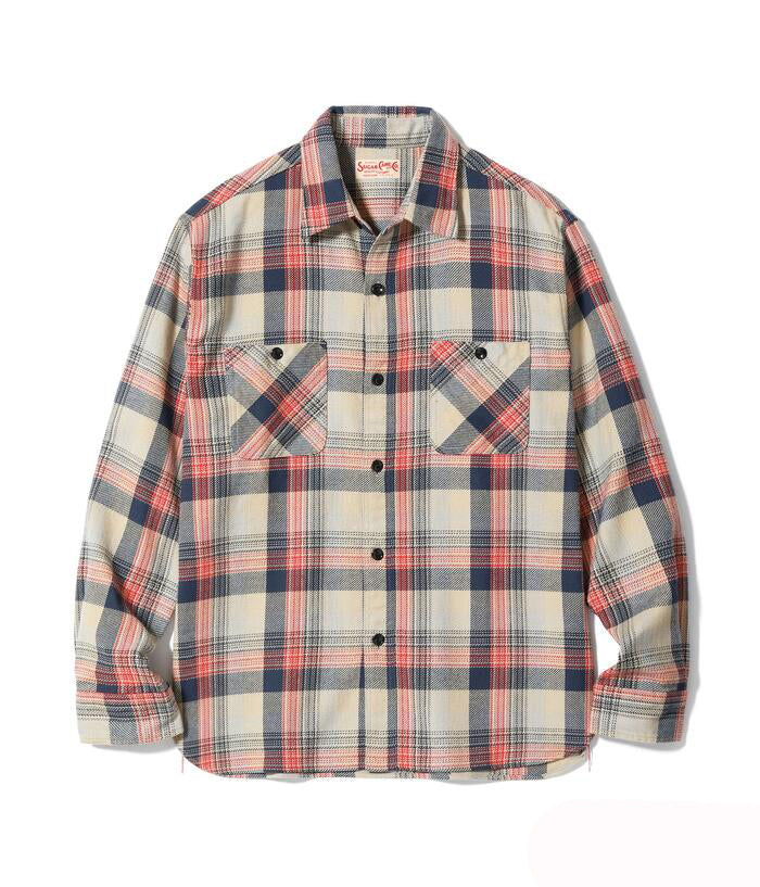 シュガーケーン SUGAR CANE ネルシャツ SC29562 TWILL CHECK WORK SHIRT