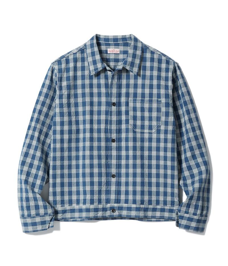 ユニオンサプライ UNION SUPPLY US15901 UNION SUPPLY PALAKA CHECK SHIRT BLOUSE パラカチェックジャケット