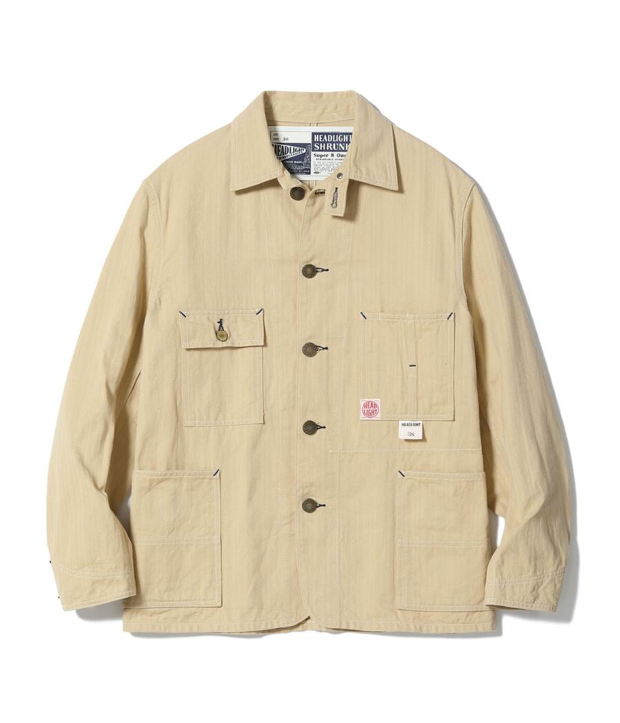 HEADLIGHT ヘッドライト HD15908 10oz. RANDOM HBT WORK COAT ワークコート メンズ