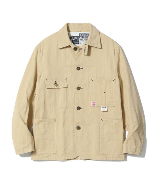 HEADLIGHT ヘッドライト HD15908 10oz. RANDOM HBT WORK COAT ワークコート メンズ
