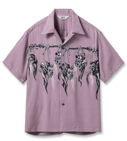 STAR OF HOLLYWOOD スターオブハリウッド アロハシャツ SH39705 / HOPSACK RAYON OPEN SHIRT “SHRUNKEN HEAD”