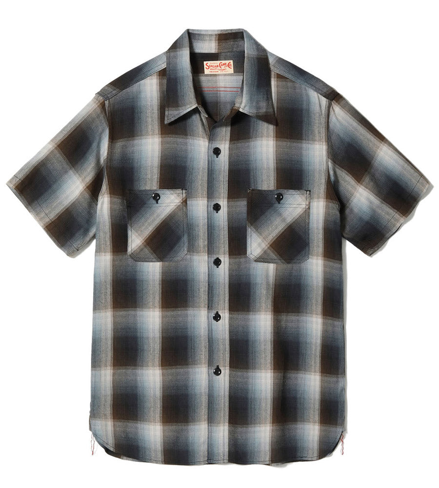 シュガーケーン SUGAR CANE シャツ SC39726 RAYON TWILL CHECK WORK SHIRT