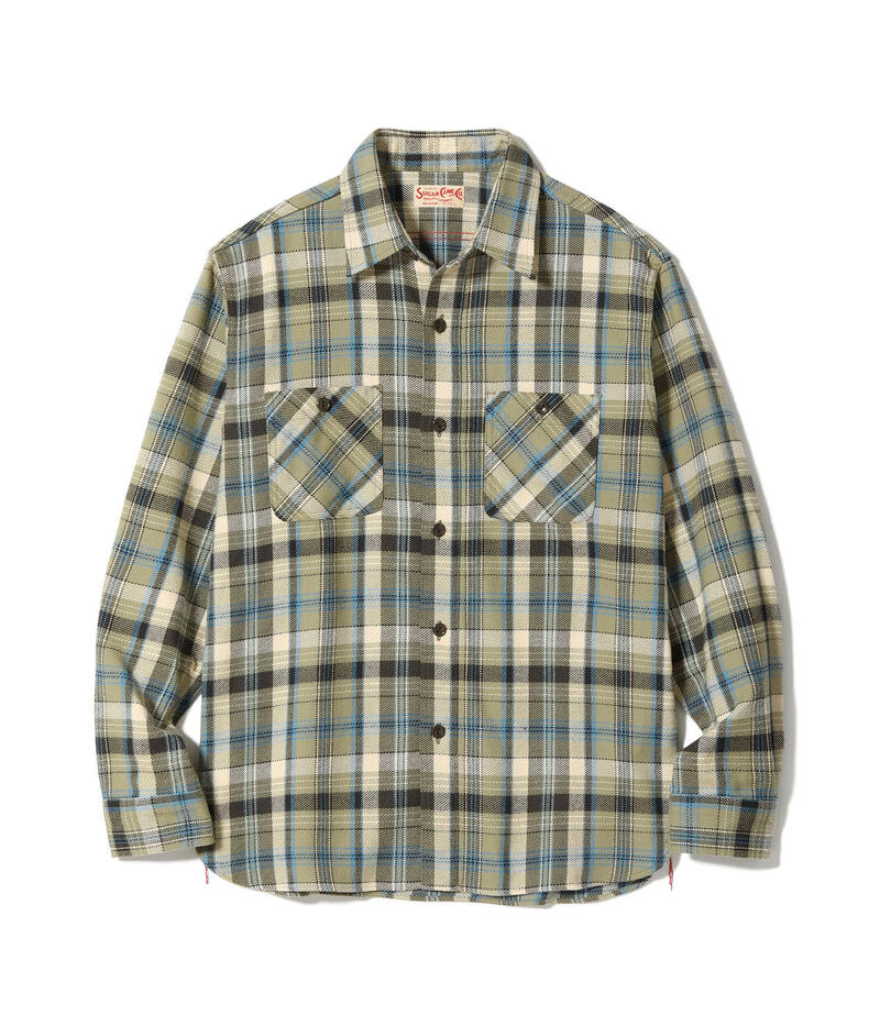 シュガーケーン SUGAR CANE ネルシャツ SC29780 TWILL CHECK WORK SHIRT