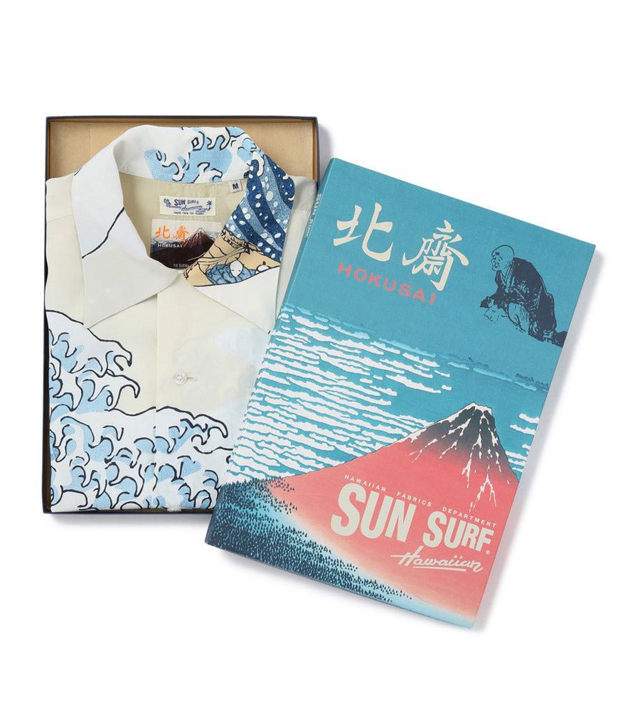SUN SURF サンサーフ アロハシャツ SS37651 SUN SURF × 葛飾北斎 SPECIAL EDITION “神奈川沖浪裏”