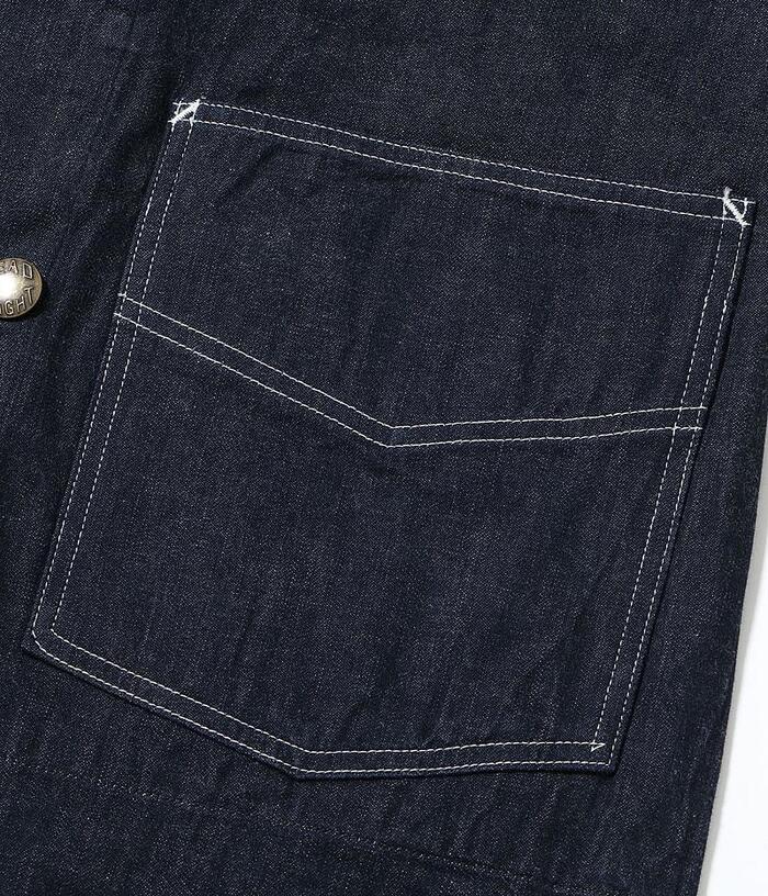 HEADLIGHT ヘッドライト HD15844 9.5oz. SPECIAL WEAVE DENIM DOUBLE BREASTED COAT デニム ダブルブレストコート メンズ