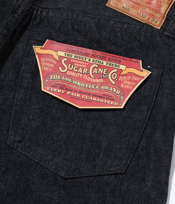 シュガーケーン SUGAR CANE デニム ジーンズ SC42460 14.25oz. BLACK DENIM 1947 MODEL (REGULAR STRAIGHT)