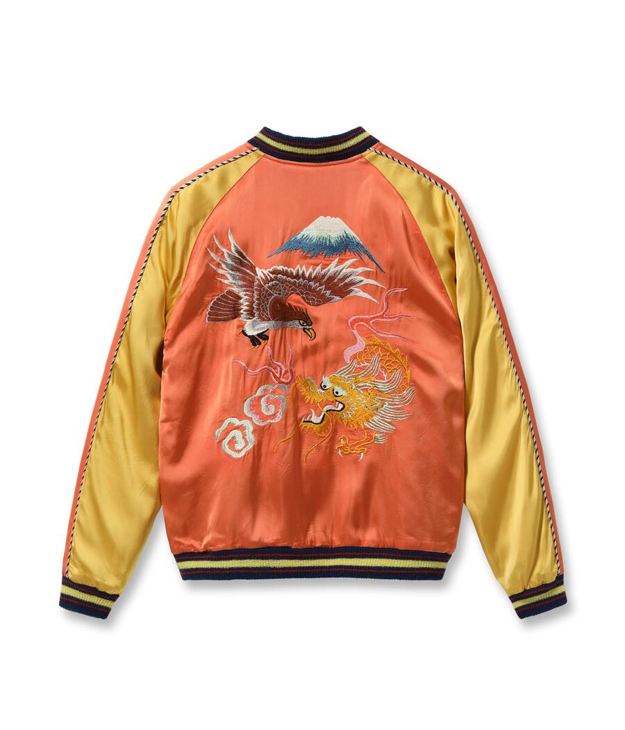 テーラー東洋 スカジャン TT15911-159 Late 1940s Style Acetate Souvenir Jacket KOSHO & CO Special Edition EAGLE & DRAGON × JAPAN MAP 港商 TAILOR TOYO