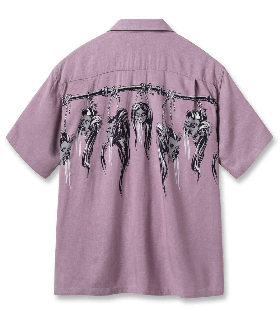 STAR OF HOLLYWOOD スターオブハリウッド アロハシャツ SH39705 / HOPSACK RAYON OPEN SHIRT “SHRUNKEN HEAD”
