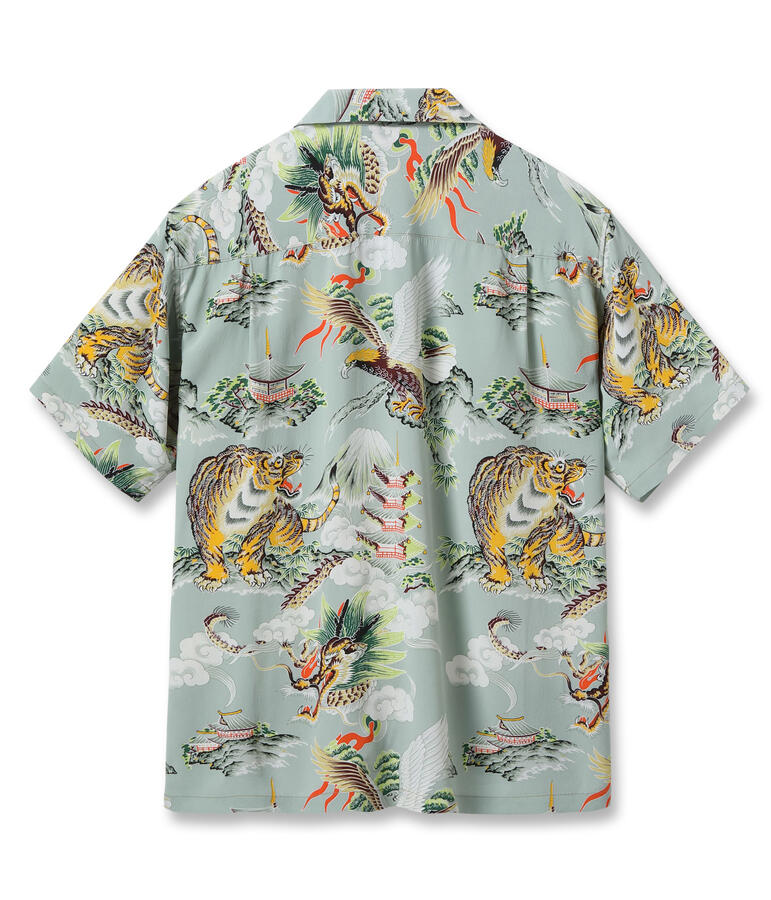 SUN SURF サンサーフ アロハシャツ SS39743 SUN SURF SPECIAL EDITION EAGLE TIGER DRAGON スペシャルエディション