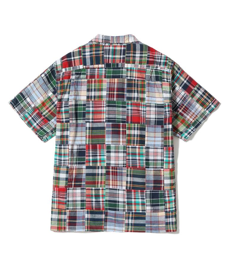 シュガーケーン SUGAR CANE シャツ SC39739 MADRAS CHECK PATCHWORK OPEN SHIRT
