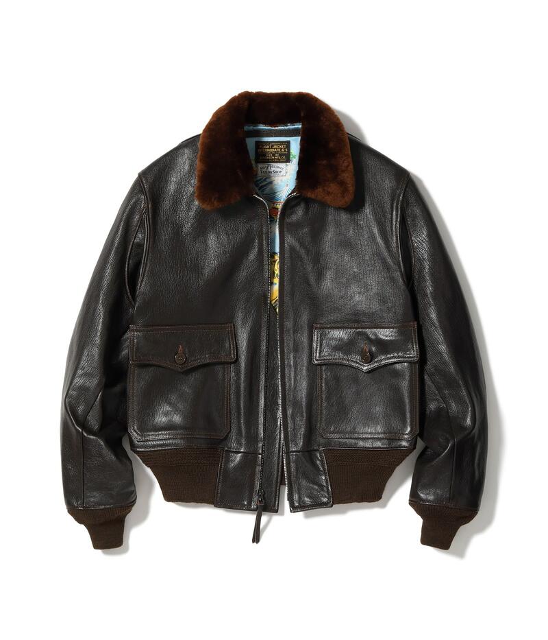 バズリクソンズ BUZZ RICKSON'S G-1 フライトジャケット BR80685 Type G-1 Mil-J-7823 B.RICKSON MFG CO SUKA PRINT LINING