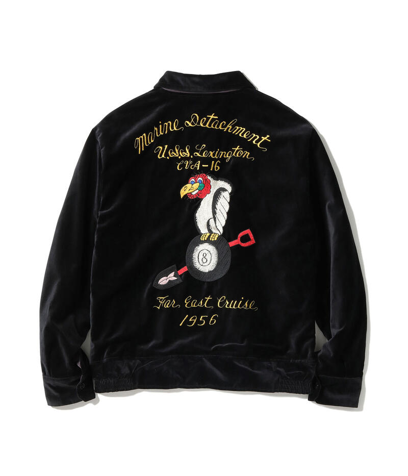 バズリクソンズ BUZZ RICKSON'S スカジャン BR15917 SOUVENIR JACKET BUZZ RICKSON'S KOSHO & CO SPECIAL EDITION U.S.S. LEXINGTON CVA-16 港商 メンズ スペシャルエディション