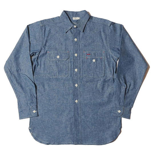 ウエアハウス WAREHOUSE シャンブレーシャツ Lot 3061 CHAMBRAY WORK SHIRTS FULL OPEN メンズ 長袖