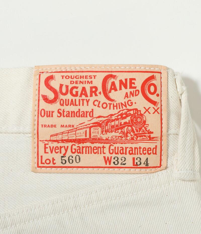 SUGAR CANE シュガーケーン SC42560 13oz. WHITE DENIM 1947 MODEL REGULAR STRAIGHT ホワイト ジーンズ メンズ アメカジ