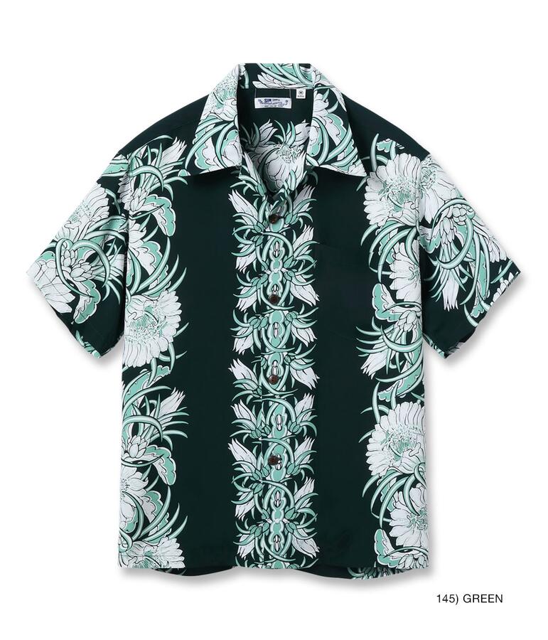 SUN SURF サンサーフ アロハシャツ SS39612 RAYON HAWAIIAN SHIRT NIGHT BLOOMING CEREUS BORDER 2026年春夏