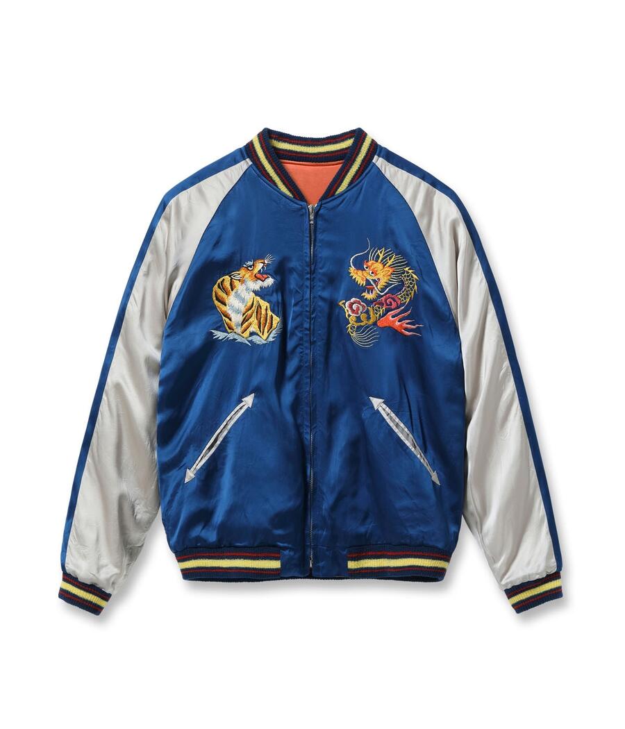 テーラー東洋 スカジャン TT15911-159 Late 1940s Style Acetate Souvenir Jacket KOSHO & CO Special Edition EAGLE & DRAGON × JAPAN MAP 港商 TAILOR TOYO