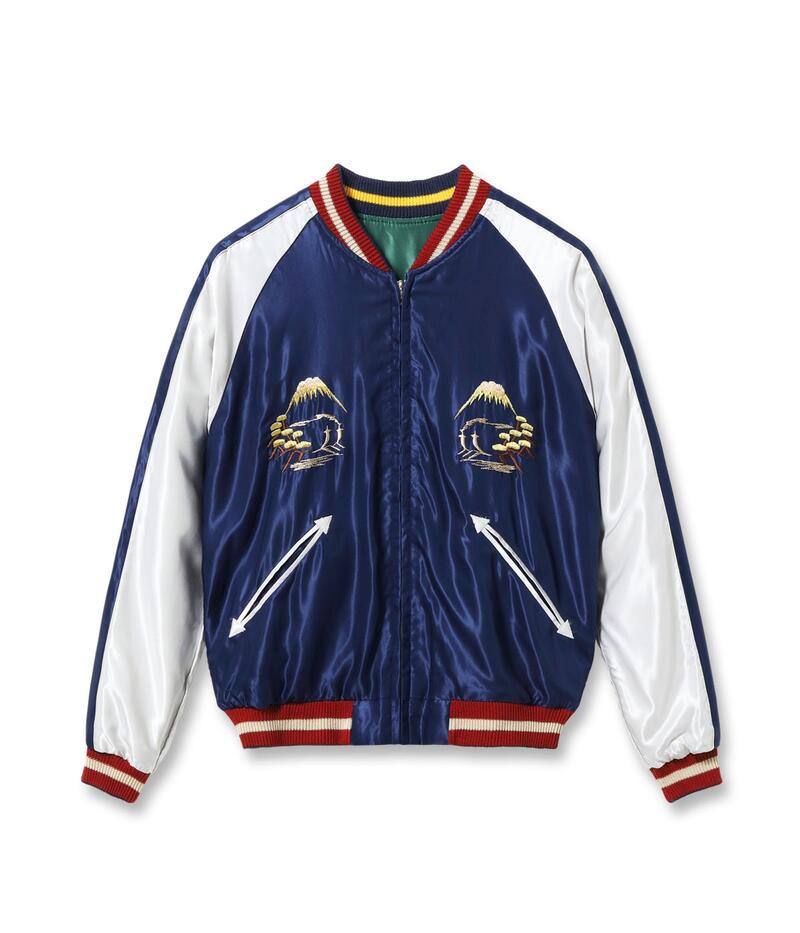 テーラー東洋 スカジャン TT15972-145 Early 1950s Style Acetate Souvenir Jacket ROARING TIGER EAGLE