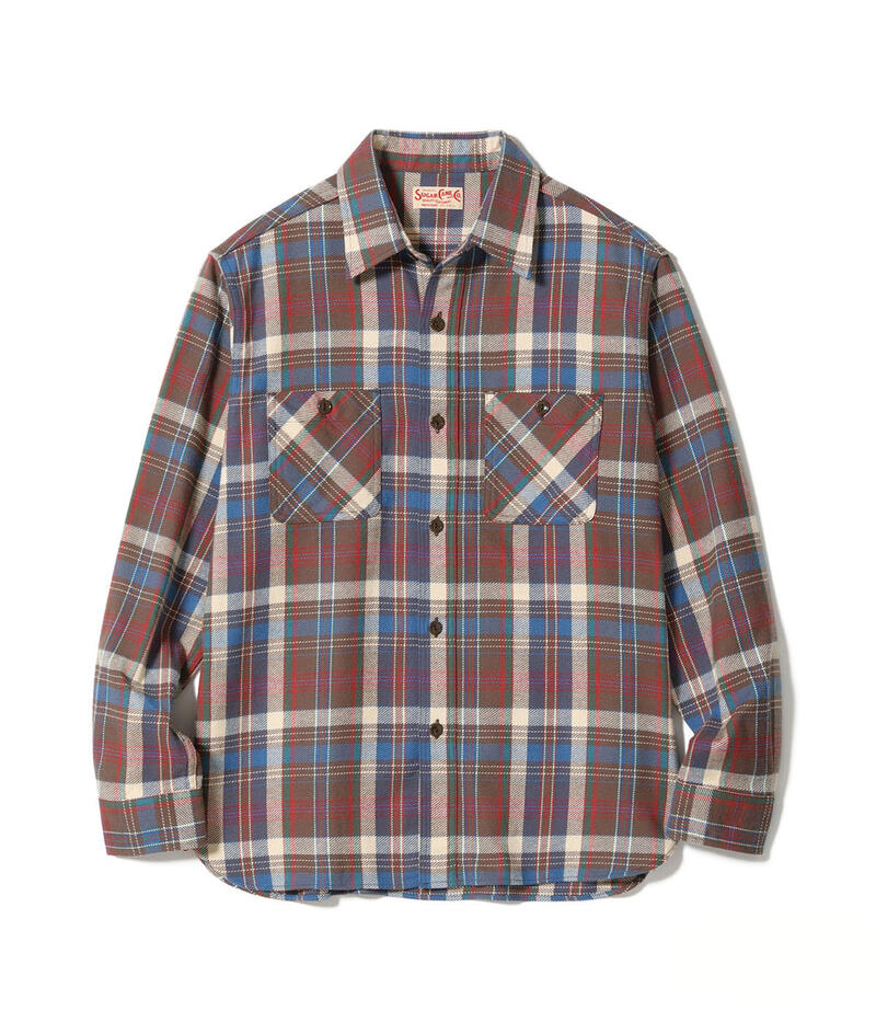 シュガーケーン SUGAR CANE ネルシャツ SC29780 TWILL CHECK WORK SHIRT