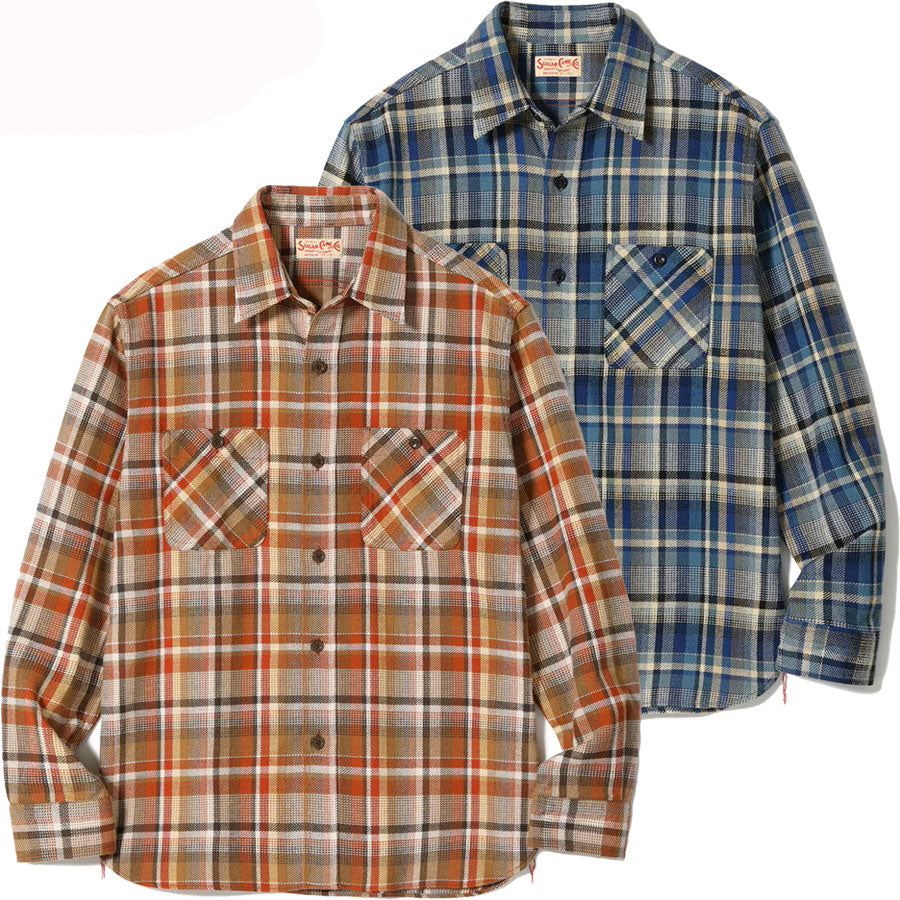 シュガーケーン SUGAR CANE シャツ SC29775 TWILL CHECK WORK SHIRT 長袖シャツ