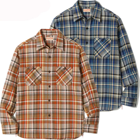シュガーケーン SUGAR CANE シャツ SC29775 TWILL CHECK WORK SHIRT 長袖シャツ