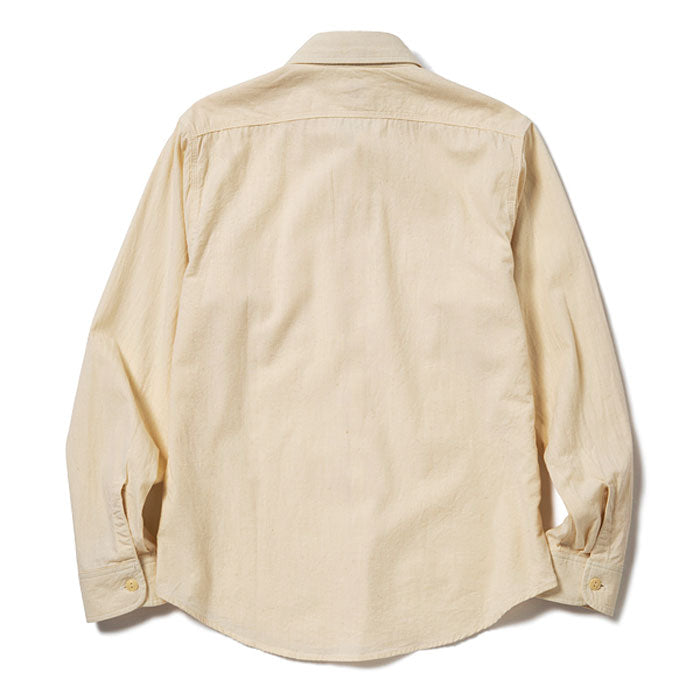 シュガーケーン SUGAR CANE シャンブレーシャツ SC27851 WHITE CHAMBRAY WORK SHIRT (LONG SLEEVE) ワークシャツ S-XL 白 アメカジ