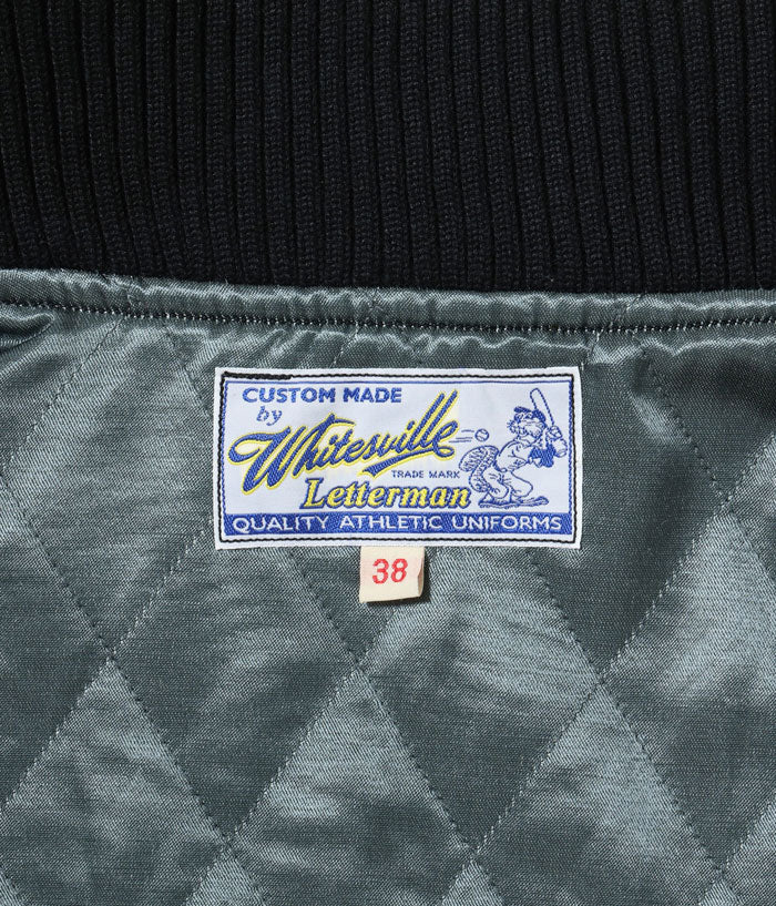 ホワイツビル WHITES VILLE スタジャン ジャケット WV15604-119 30oz. WOOL MELTON AWARD JACKET “BULLDOGS” (BLACK) アメカジ メンズ