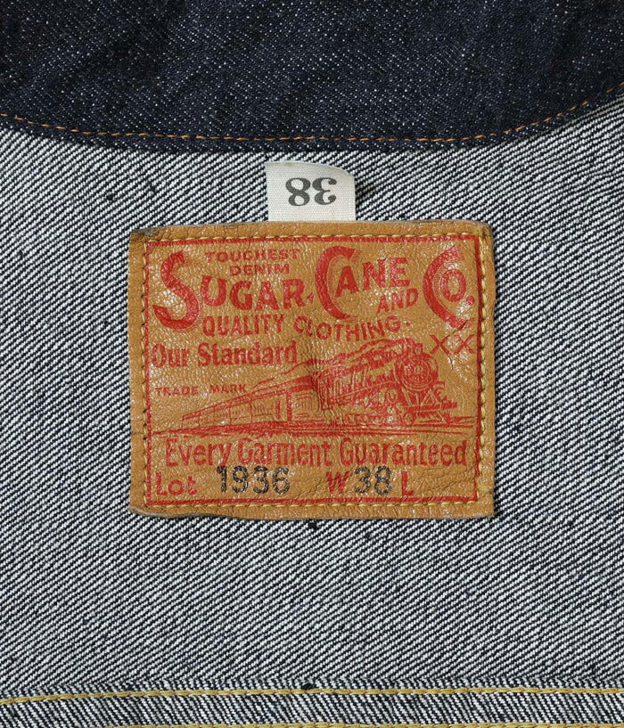 シュガーケーン SUGAR CANE デニムジャケット SC11936 13oz. DENIM BLOUSE 1936 MODEL
