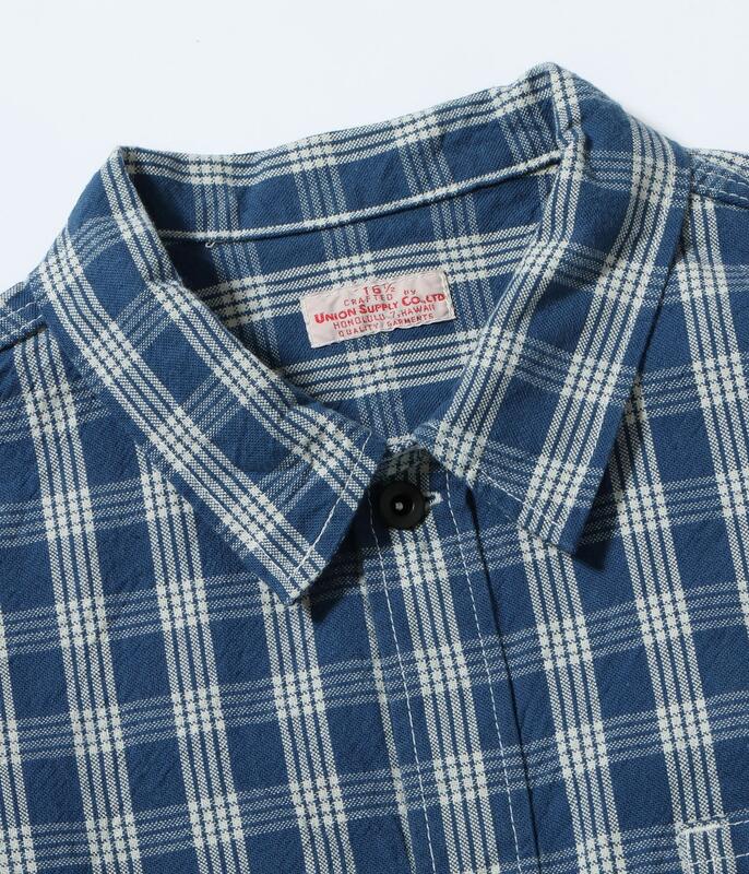 ユニオンサプライ UNION SUPPLY US15901 UNION SUPPLY PALAKA CHECK SHIRT BLOUSE パラカチェックジャケット