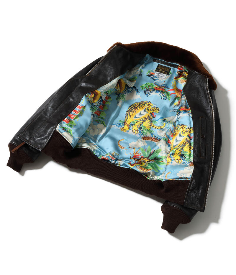 バズリクソンズ BUZZ RICKSON'S G-1 フライトジャケット BR80685 Type G-1 Mil-J-7823 B.RICKSON MFG CO SUKA PRINT LINING