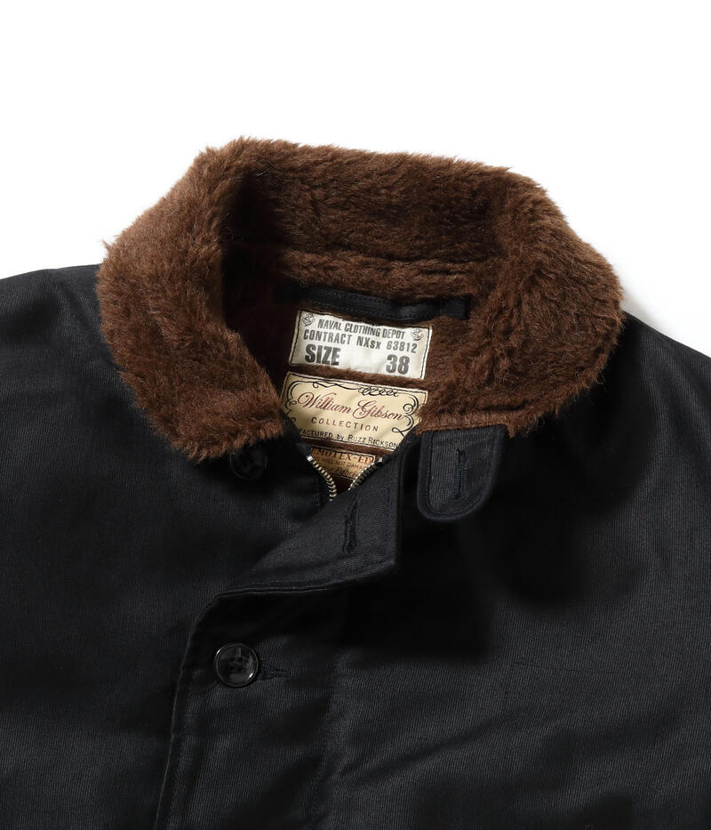 BUZZ RICKSON'S バズリクソンズ デッキジャケット BR16033 WILLIAM GIBSON COLLECTION Type BLACK N-1