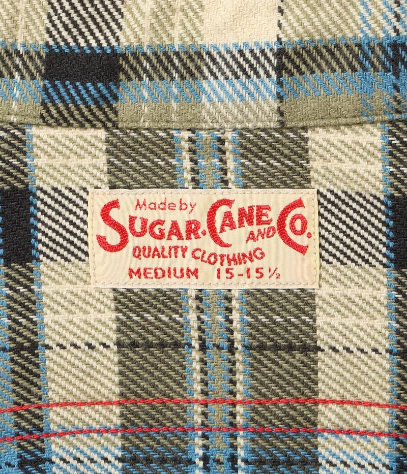 シュガーケーン SUGAR CANE ネルシャツ SC29780 TWILL CHECK WORK SHIRT