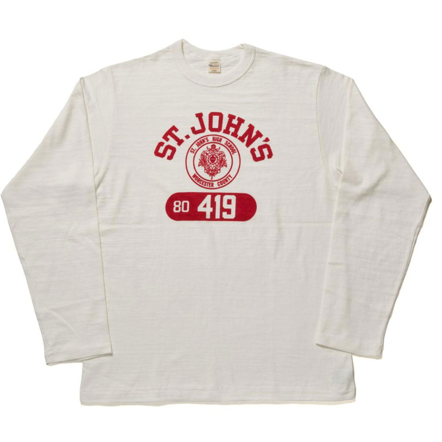 ウエアハウス WAREHOUSE Tシャツ Lot 5906 長袖クルーネックT ST.JOHN'S ロンT メンズ アメカジ