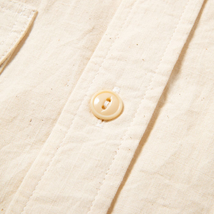 シュガーケーン SUGAR CANE シャンブレーシャツ SC27851 WHITE CHAMBRAY WORK SHIRT (LONG SLEEVE) ワークシャツ S-XL 白 アメカジ