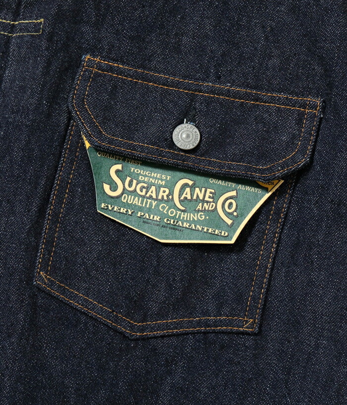 シュガーケーン SUGAR CANE デニムジャケット SC11936T 13oz. DENIM BLOUSE 1936 MODEL (T-BACK)