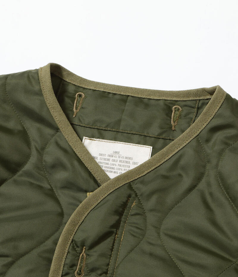 BUZZ RICKSON'S バズリクソンズ ジャケット ライナー BR15945 Type M-65 LINER BUZZ RICKSON MFG CO.INC メンズ 長袖 アメカジ