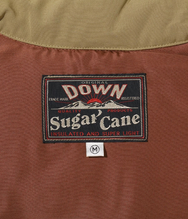 シュガーケーン SUGAR CANE ダウンベスト SC15222 LEATHER YOKE T/C DOWN VEST メンズ アメカジ