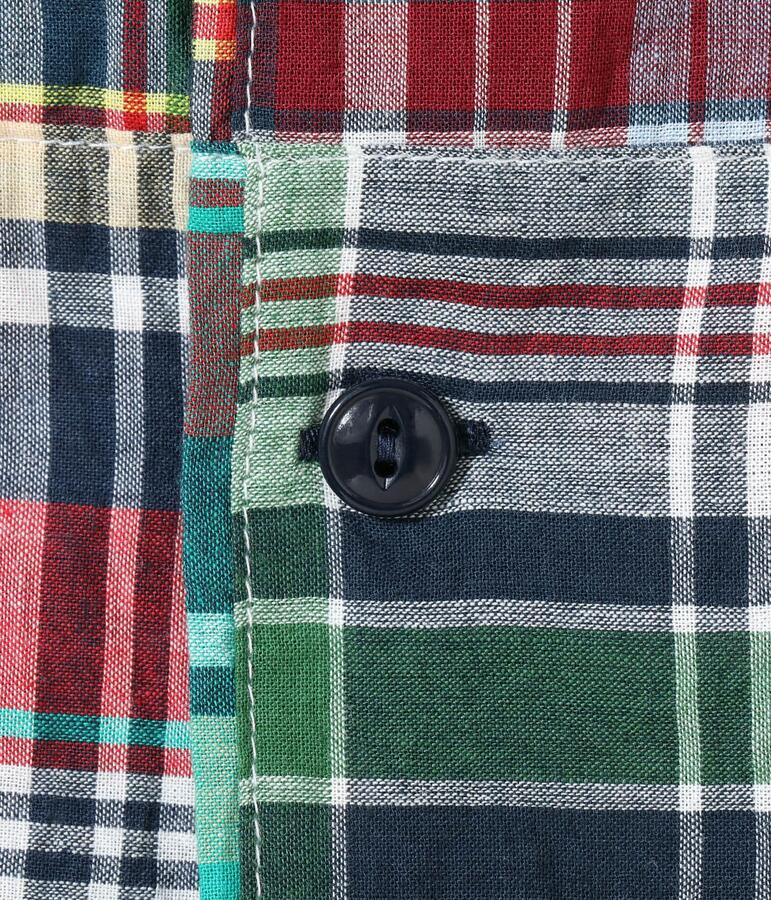 シュガーケーン SUGAR CANE シャツ SC39739 MADRAS CHECK PATCHWORK OPEN SHIRT
