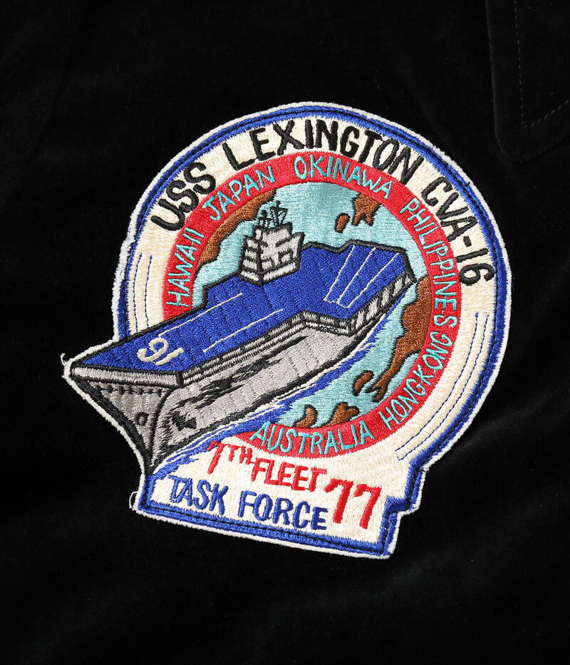 バズリクソンズ BUZZ RICKSON'S スカジャン BR15917 SOUVENIR JACKET BUZZ RICKSON'S KOSHO & CO SPECIAL EDITION U.S.S. LEXINGTON CVA-16 港商 メンズ スペシャルエディション