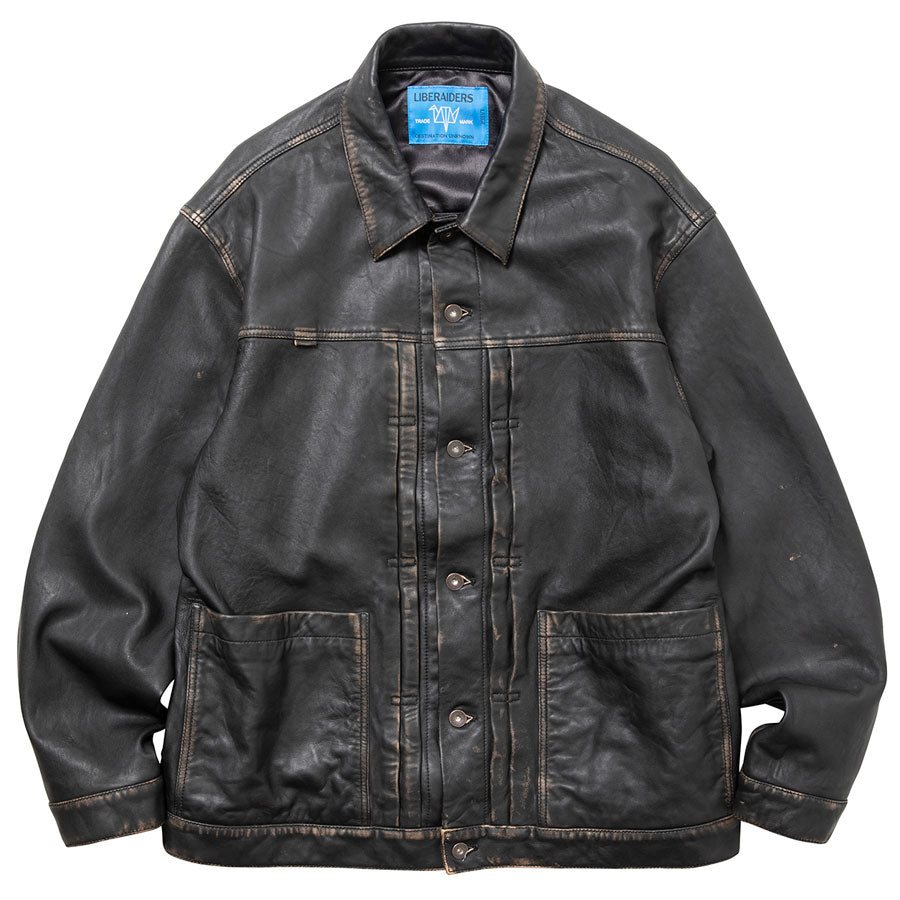 Liberaiders リベレイダース レザージャケット WASHED LEATHER JACKET 730132603