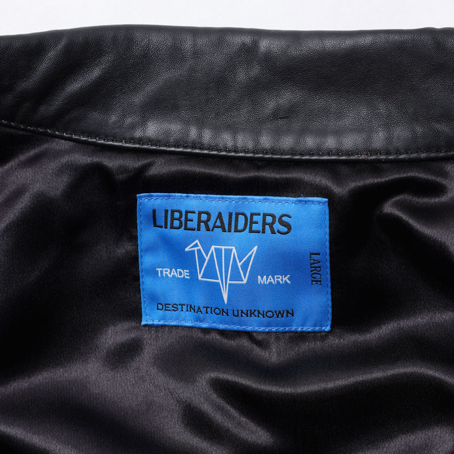 Liberaiders リベレイダース レザージャケット WASHED LEATHER JACKET 730132603