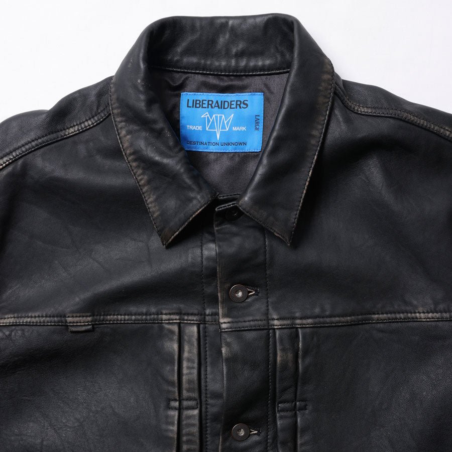 Liberaiders リベレイダース レザージャケット WASHED LEATHER JACKET 730132603