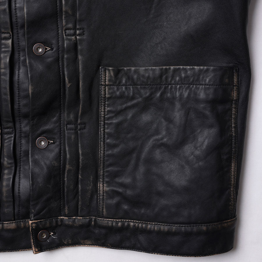 Liberaiders リベレイダース レザージャケット WASHED LEATHER JACKET 730132603