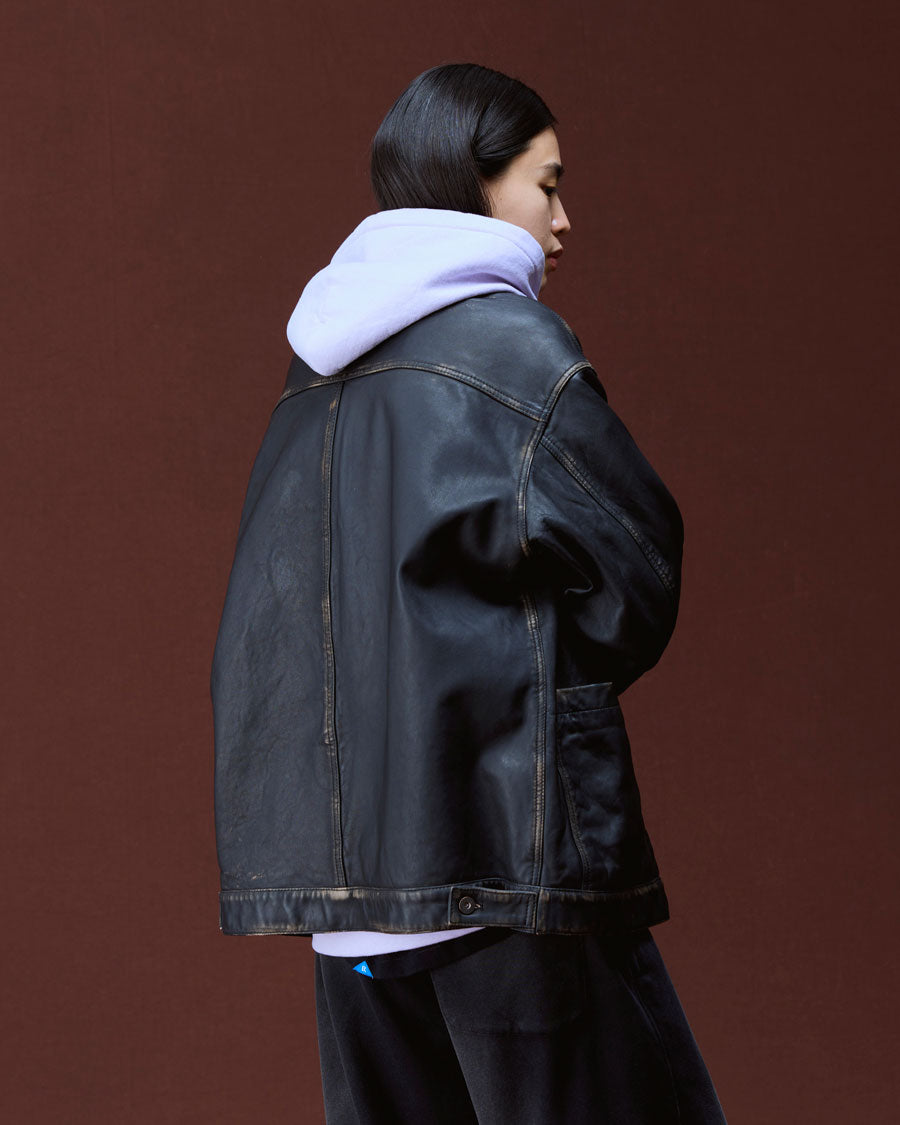 Liberaiders リベレイダース レザージャケット WASHED LEATHER JACKET 730132603