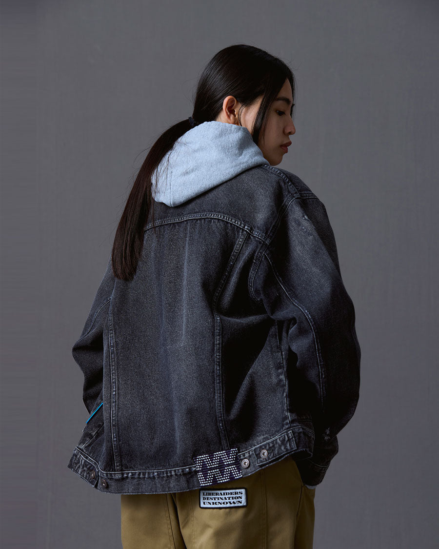 Liberaiders リベレイダース デニムジャケット DAMAGED DENIM TRUCKER JACKET 730152603