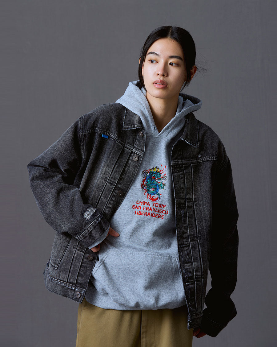 Liberaiders リベレイダース デニムジャケット DAMAGED DENIM TRUCKER JACKET 730152603