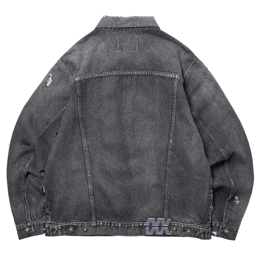 Liberaiders リベレイダース デニムジャケット DAMAGED DENIM TRUCKER JACKET 730152603