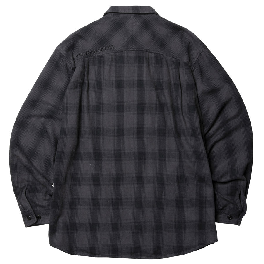 Liberaiders リベレイダース シャツ OMBRE ZIP SHIRT 731022601 シャツジャケット