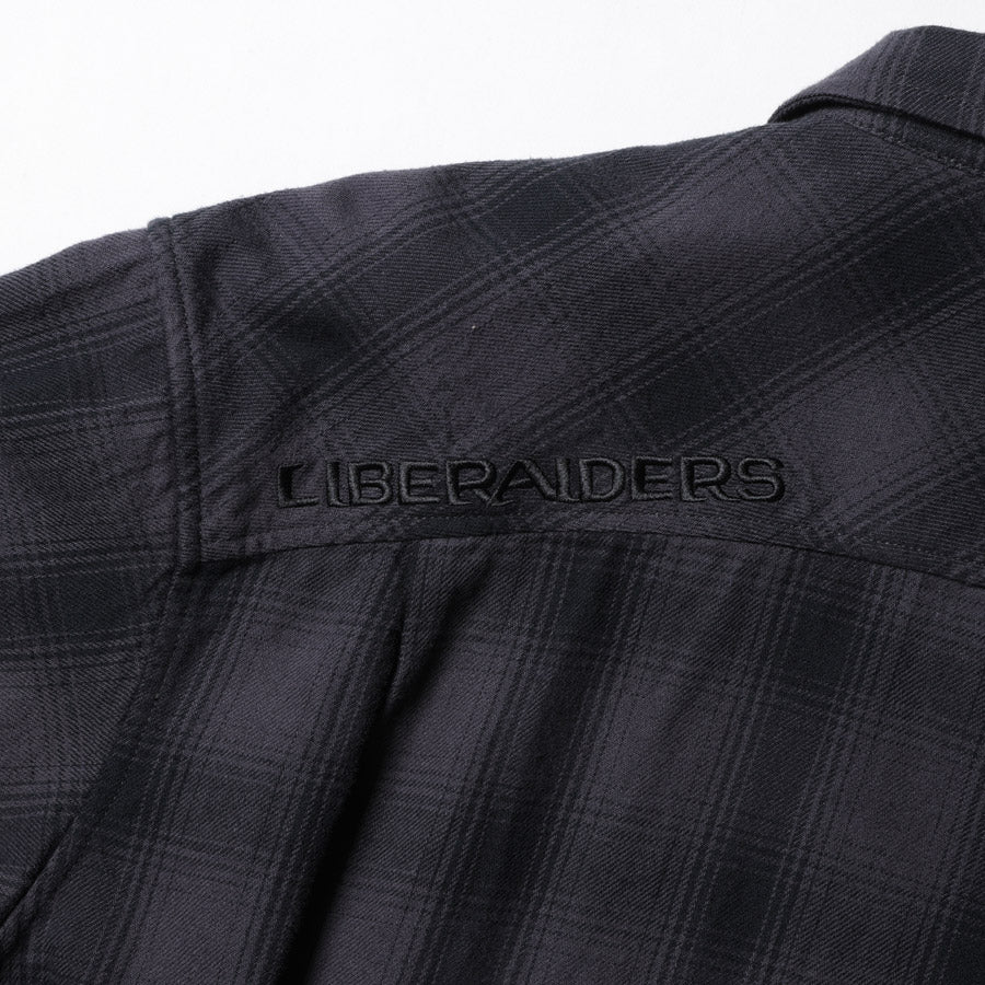 Liberaiders リベレイダース シャツ OMBRE ZIP SHIRT 731022601 シャツジャケット