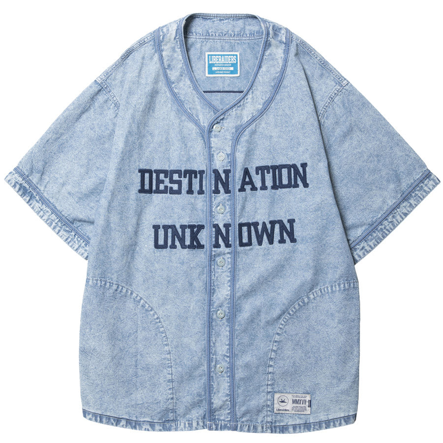 Liberaiders リベレイダース シャツ CHAMBRAY BASEBALL SHIRT 732012601 ベースボールシャツ