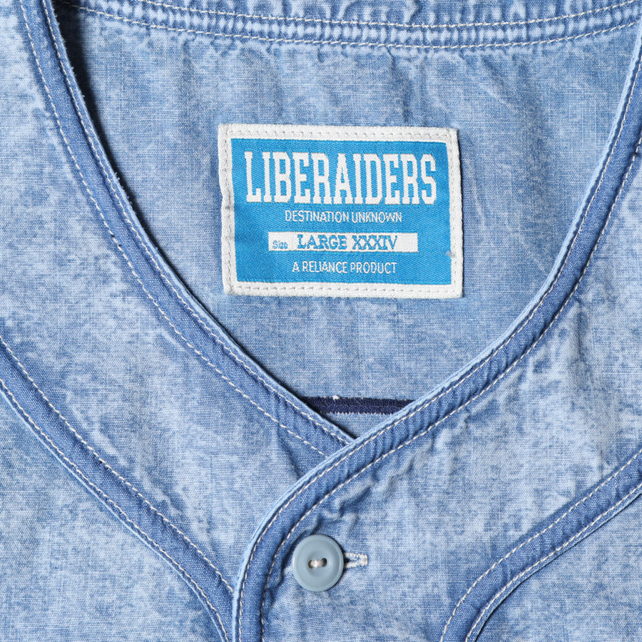 Liberaiders リベレイダース シャツ CHAMBRAY BASEBALL SHIRT 732012601 ベースボールシャツ